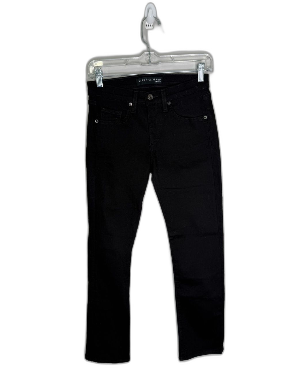 Veronica Beard Daria Kick Flare Black Slim Women's Jeans Size 24 !